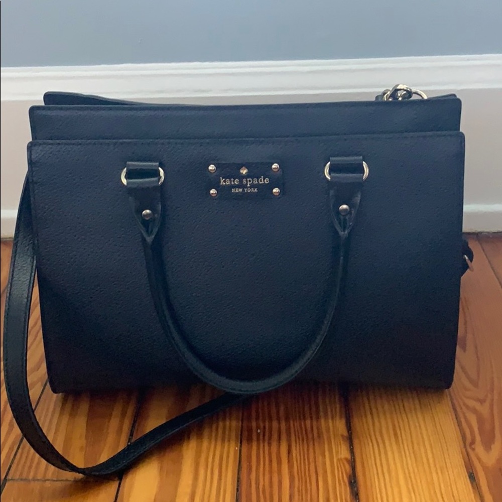 Kate Spade Black Wellesley Durham Purse